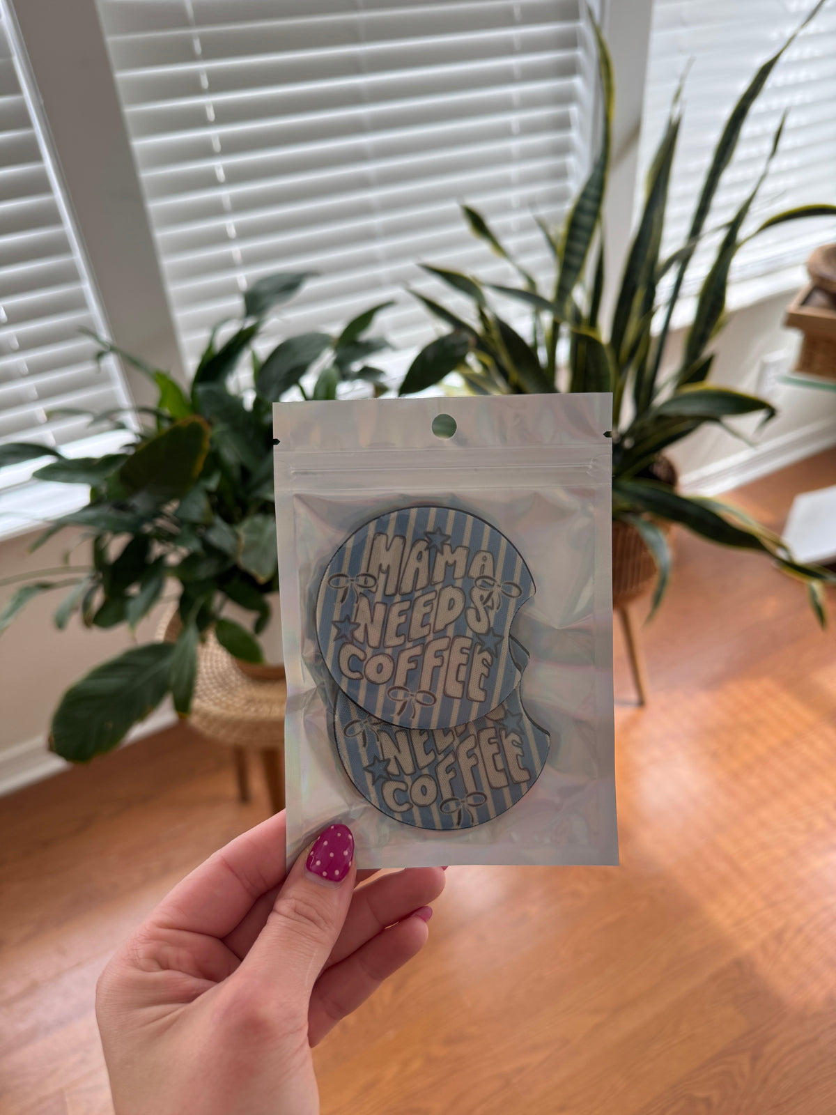 Car Coasters 2pk - Coffee Mama