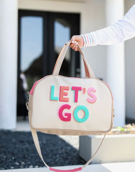 Duffle Bag Weekender - “Let’s Go”