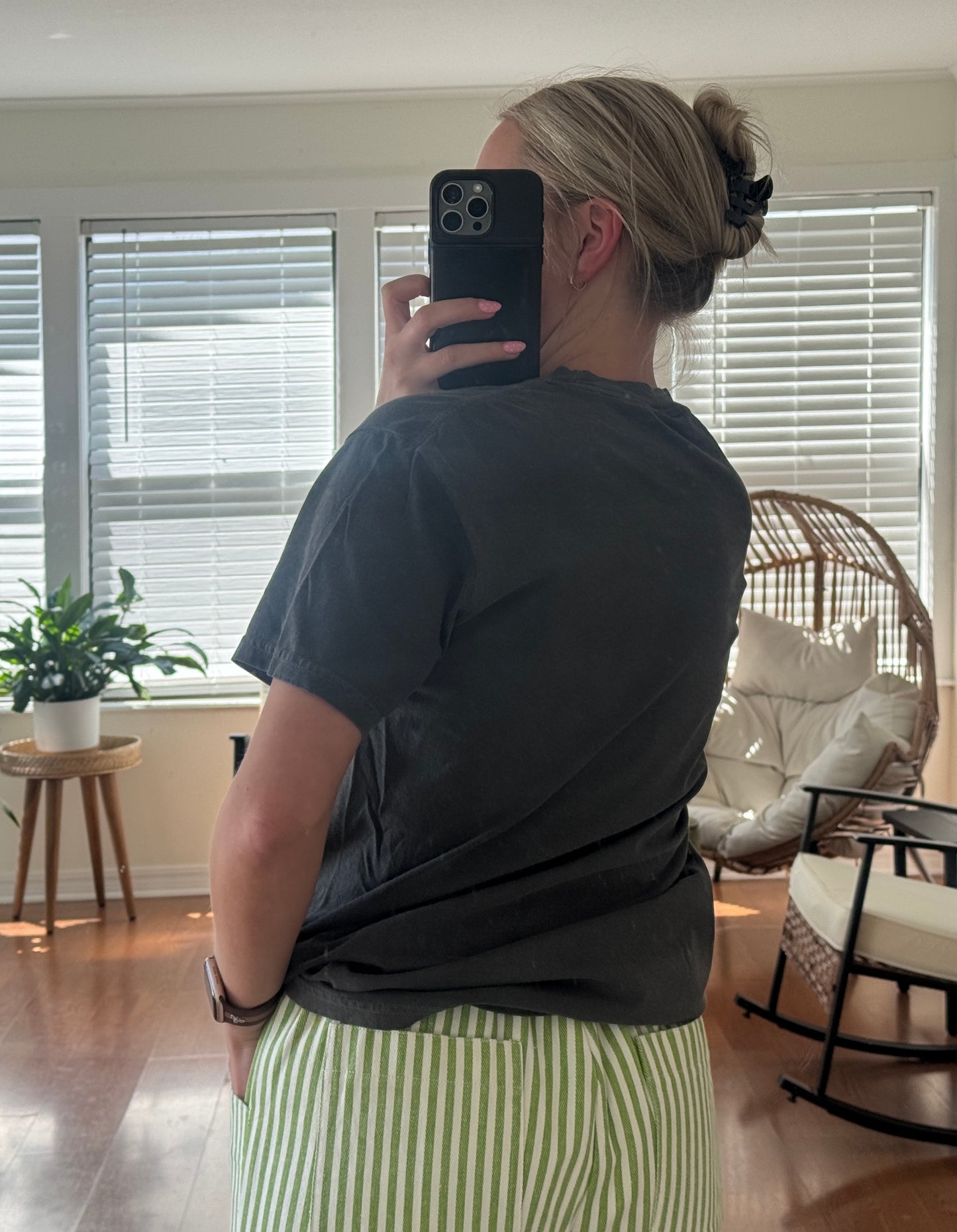 Motherhood Graphic Tee - Gray