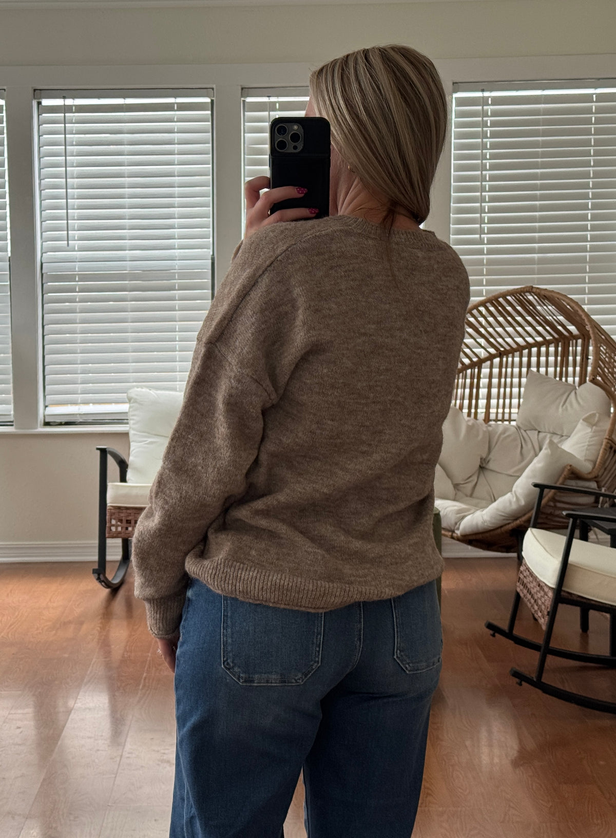 Mallard Duck Sweater - Mocha