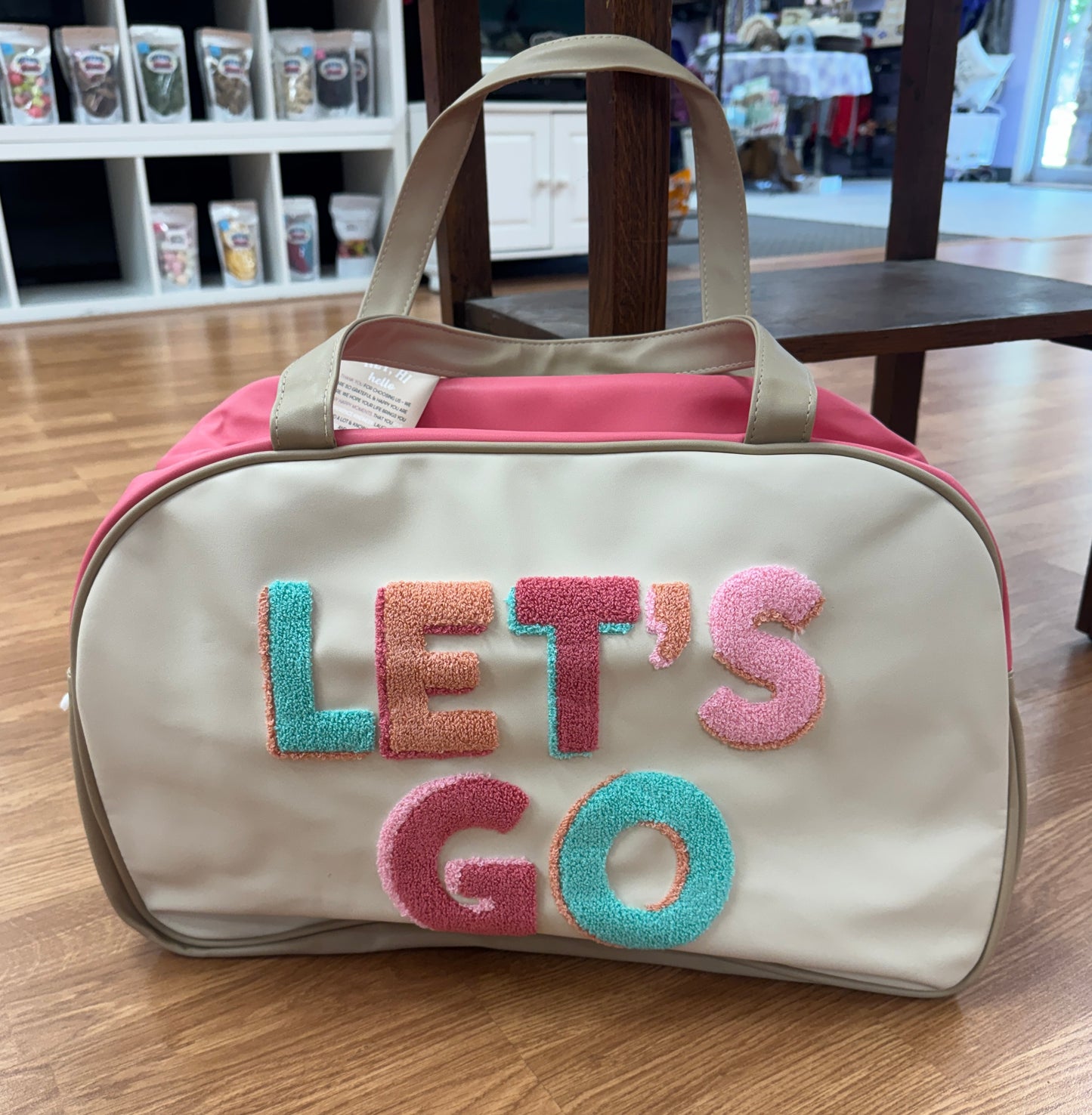 Duffle Bag Weekender - “Let’s Go”