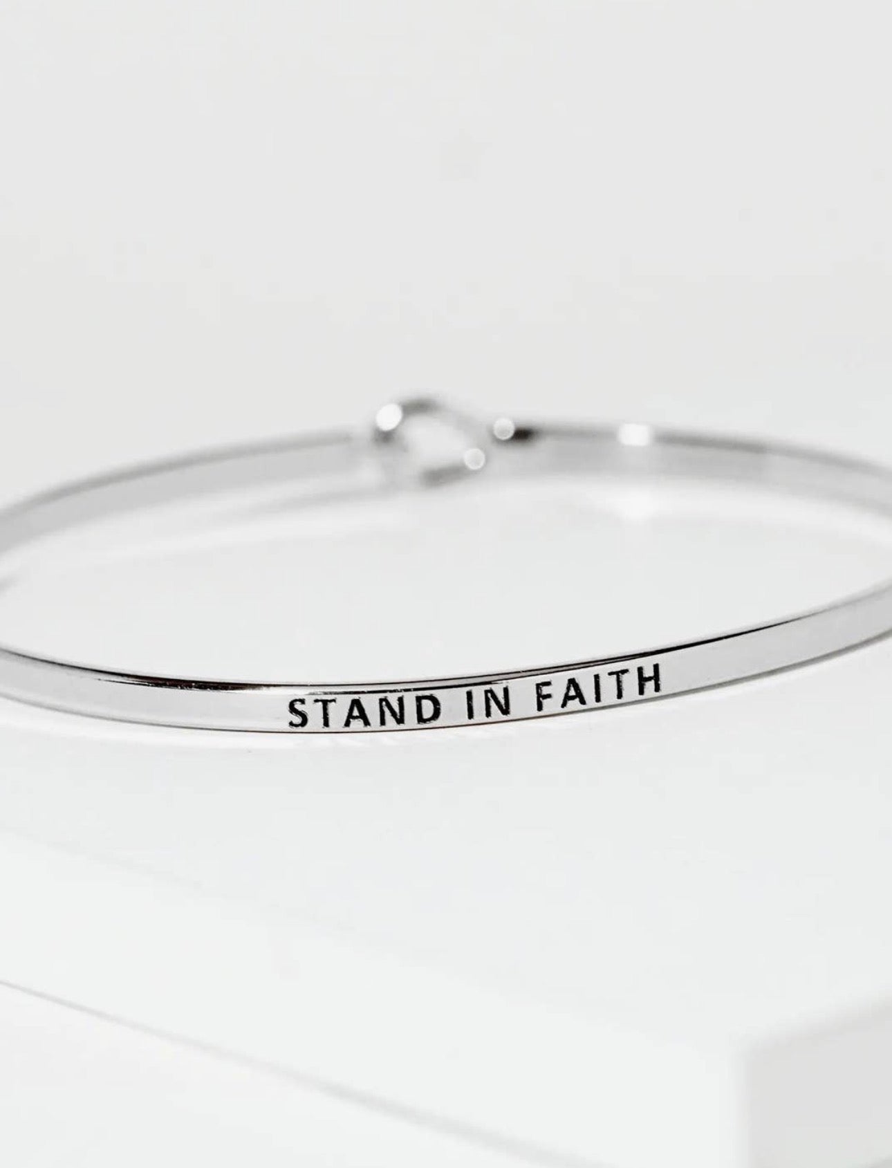 Stand in Faith Bracelet - Silver