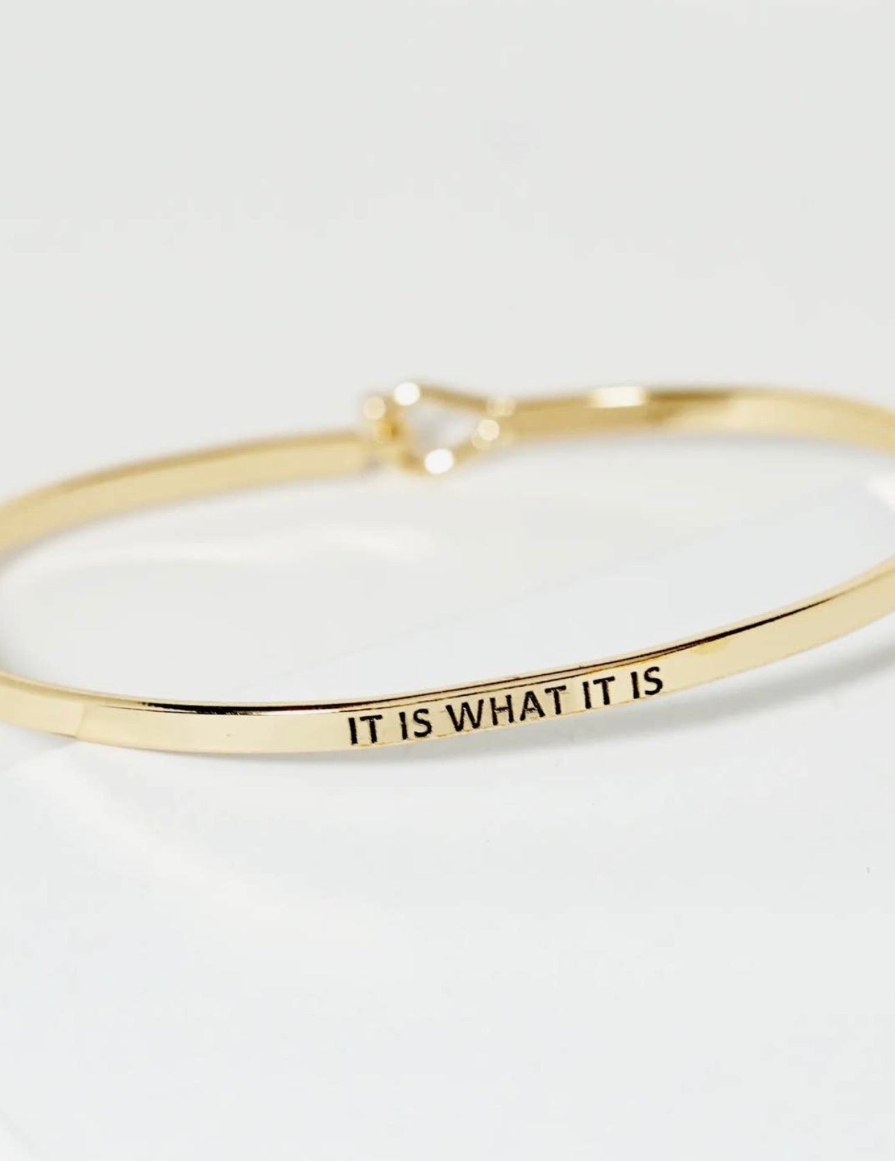 It Is What It Is Bracelet - Gold