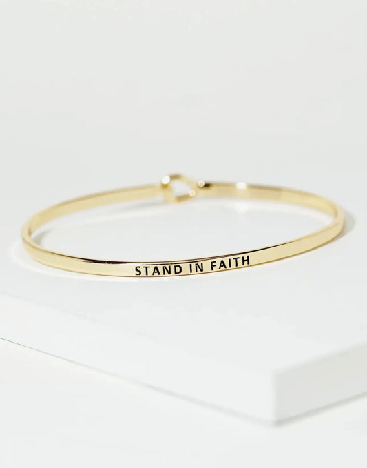 Stand in Faith Bracelet - Gold